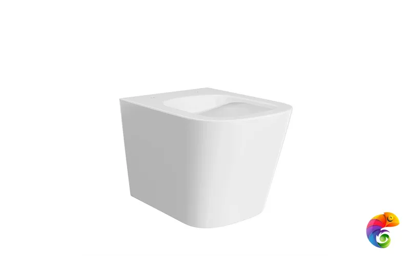 CU.wc.02 Унитаз CUBO подвесной безободковый с крепежом и сиденьем, белый глянцевый