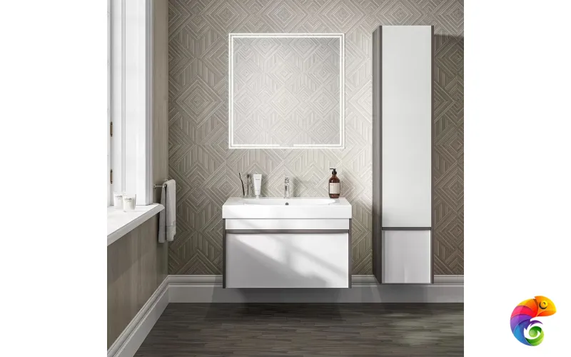 MOD.165/AR Пенал MODULA подвесной 165 с дверцей и ящиком, арабика