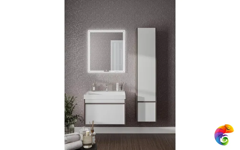 MOD.165/AR Пенал MODULA подвесной 165 с дверцей и ящиком, арабика