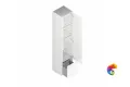 MOD.165/WHT Пенал MODULA подвесной 165 с дверцей и ящиком, белый глянцевый