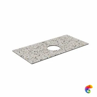 KM6012G0471RP100Tc2 Спец. изделие декоративное для накладных раковин Бричиола 100 см, белый натуральный