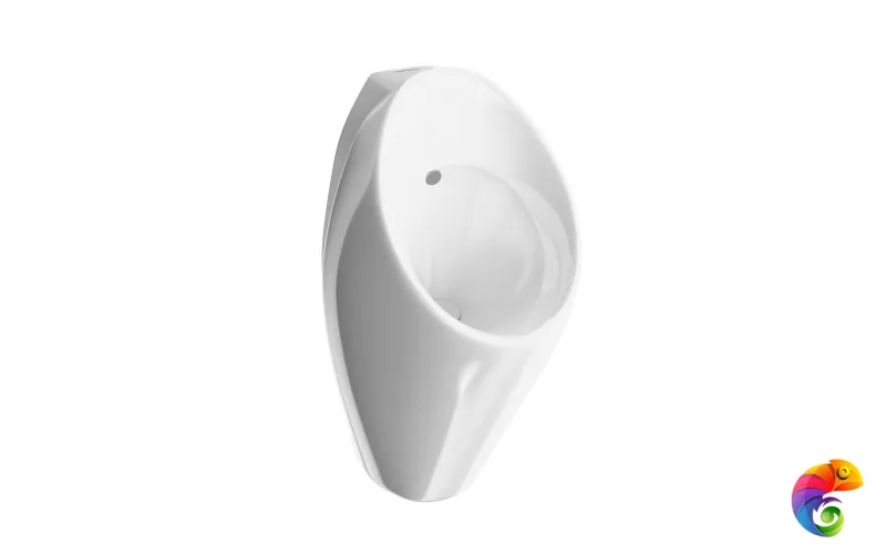 KMKPUr35GWh0 Писсуар Кей-Про подвесной с крепежом и сифоном, белый глянцевый