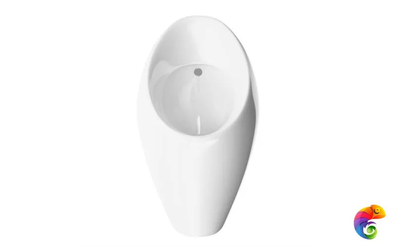 KMKPUr35GWh0 Писсуар Кей-Про подвесной с крепежом и сифоном, белый глянцевый