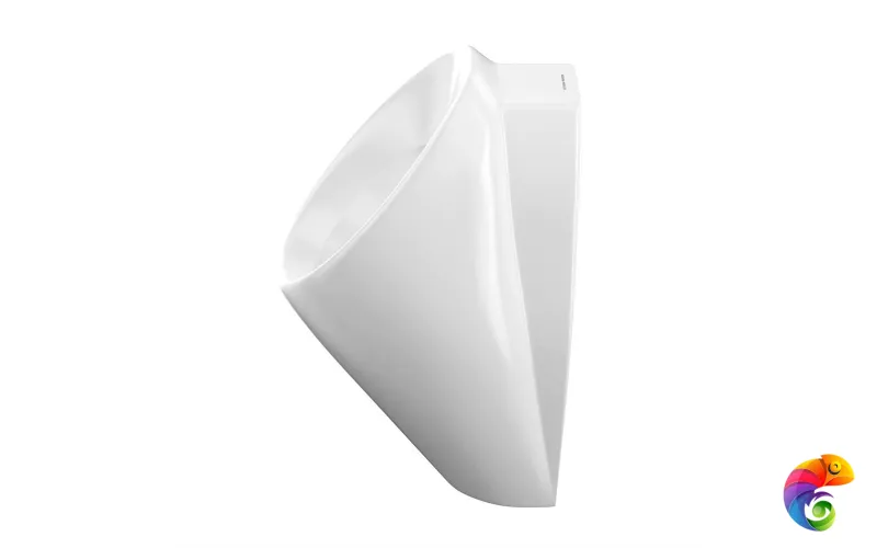 KMKPUr35GWh0 Писсуар Кей-Про подвесной с крепежом и сифоном, белый глянцевый