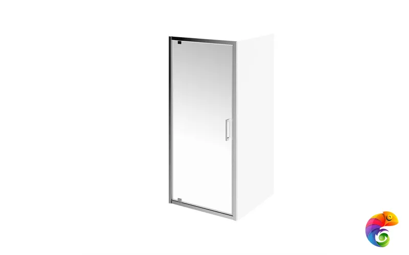VE.90.PD.CR Душевая дверь VETRO, распашная, 90х195, хром