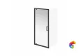 VE.90.PD.BLK.M Душевая дверь VETRO, распашная, 90х195, матовый черный