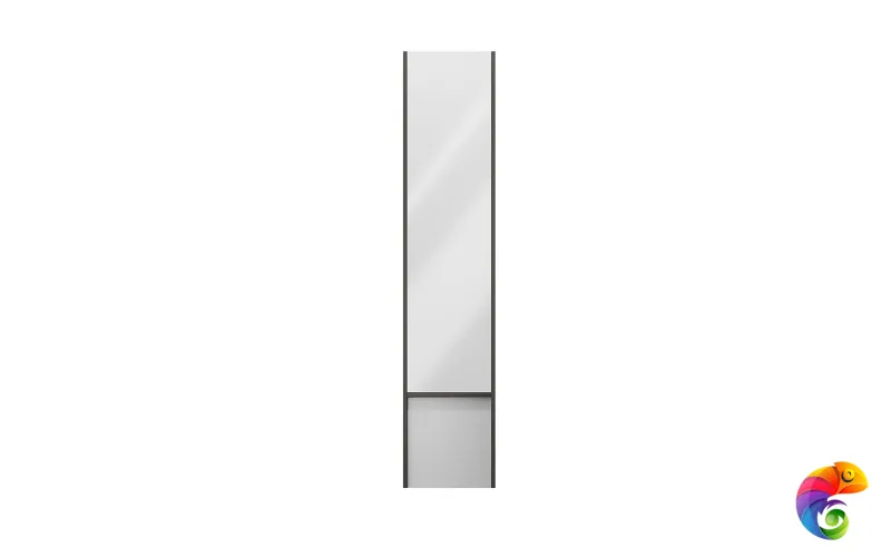 MO.165\AR Пенал MODULA подвесной 170 с дверцей и ящиком, арабика