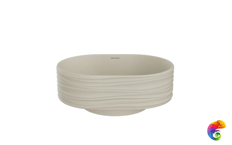 SA.wb.50\SAN Раковина ARTBASIN Sabbia накладная 50, песочная матовая