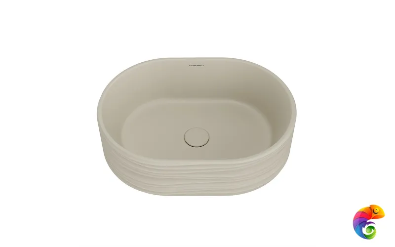 SA.wb.50\SAN Раковина ARTBASIN Sabbia накладная 50, песочная матовая
