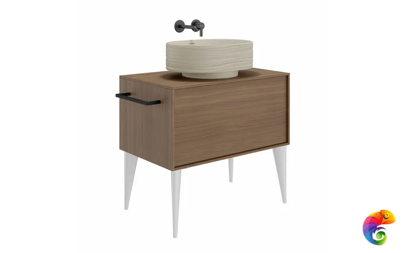 SA.wb.50\SAN Раковина ARTBASIN Sabbia накладная 50, песочная матовая