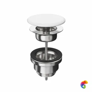 DRR.1\WHT Донный клапан с керамической крышкой