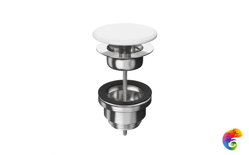 DRR.1\WHT Донный клапан с керамической крышкой