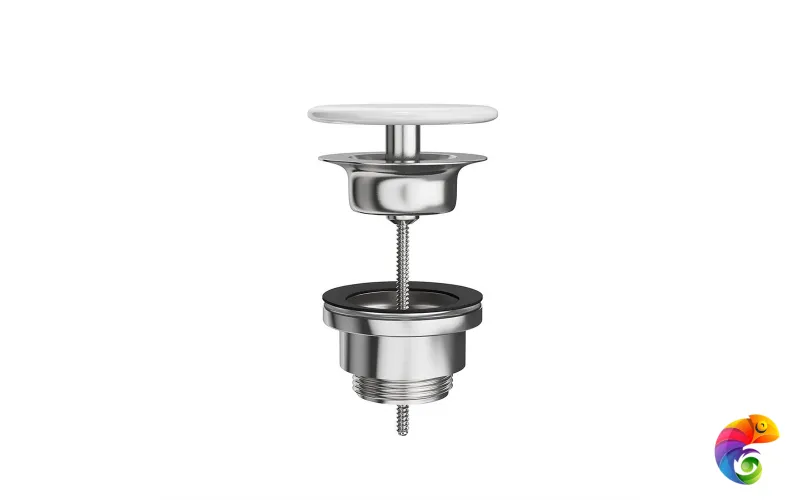 DRR.1\WHT Донный клапан с керамической крышкой