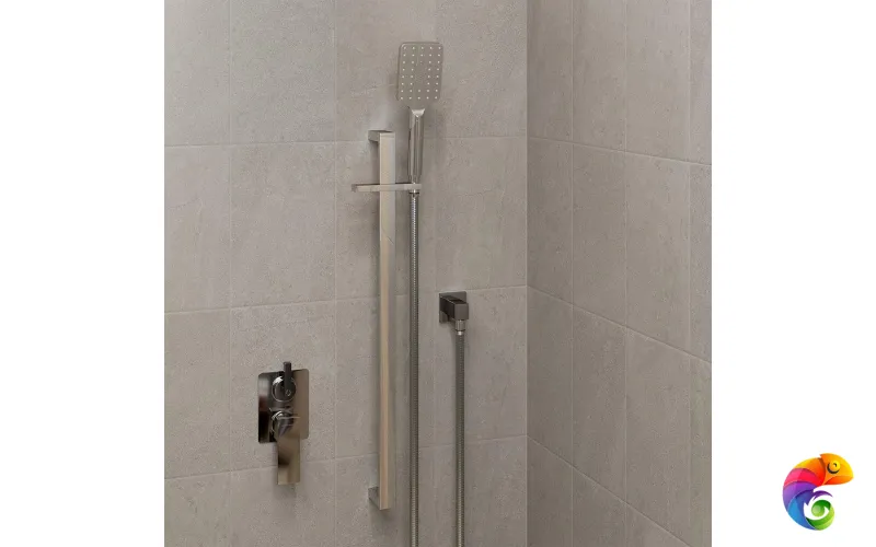 AC50CR503PQKM Вывод FIORETTO для воды квадратный, хром