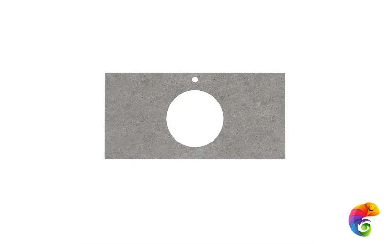 PL5.DL500920R/100 Спец. изделие декоративное для накладных раковин Фондамента 80, серое