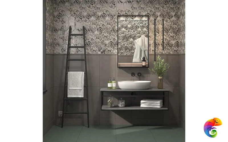 PL.N.mi.P.60/BLK Зеркало PLAZA Next 60, черное матовое