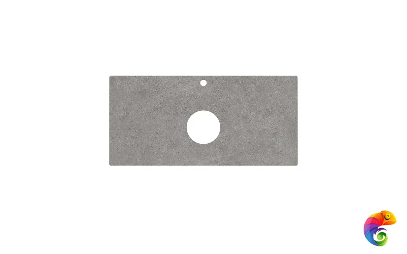 PL1.DL500920R/100 Спец. изделие декоративное из керамогранита Фондамента 100, серый