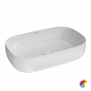 MA.wb.65 Раковина MAGICA накладная 65, белая глянцевая