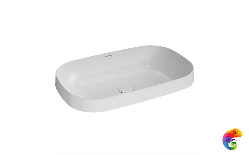 MA.wbi.65 Раковина MAGICA, встраиваемая сверху 65, белая глянцевая