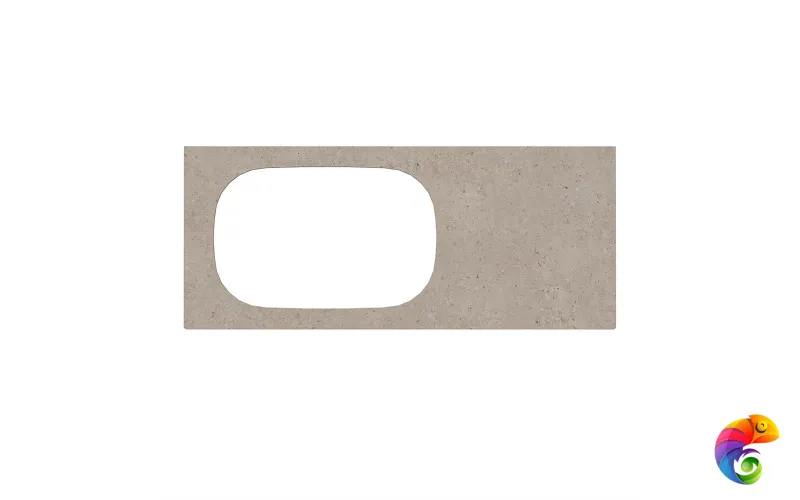 MA.2.0.SG540620R/120 Спец. изд. декоративное для раковин, встраив. сверху MAGICA Риккарди 120 см, бежевый мат. (без отв.)