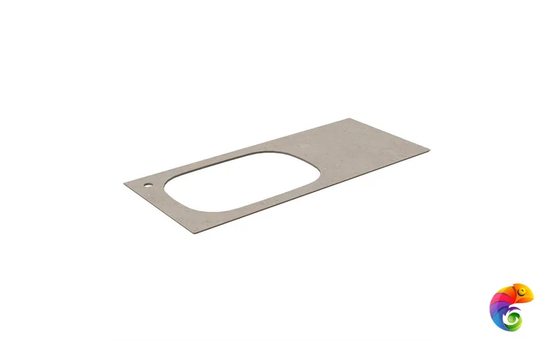 MA.2.1.SG540620R/120 Спец. изделие декоративное для раковин, встраиваемых сверху MAGICA Риккарди 120 см, бежевый матовый