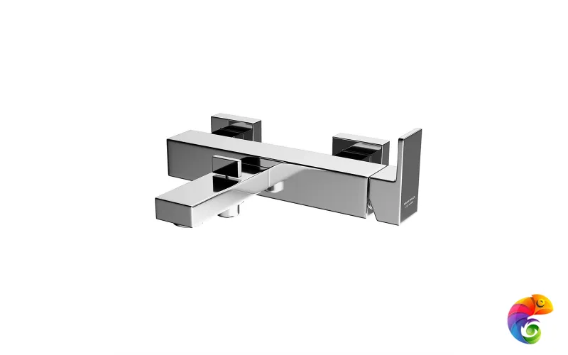 66440KM.21.018 Смеситель для ванны FUTURA настенный с дивертором ванна/душ, без лейки, хром