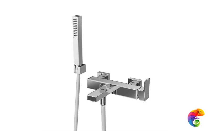 66440KM.21.018 Смеситель для ванны FUTURA настенный с дивертором ванна/душ, без лейки, хром