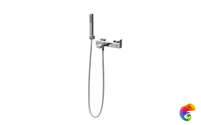 66440KM.21.018 Смеситель для ванны FUTURA настенный с дивертором ванна/душ, без лейки, хром