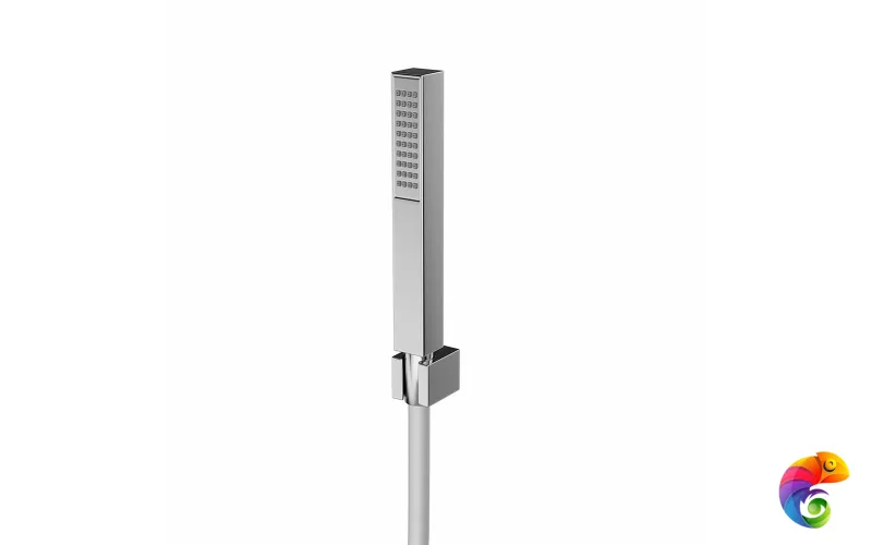 858KM.21.018 Ручной душ FUTURA с держателем для лейки и шлангом, без выхода для подачи воды, хром