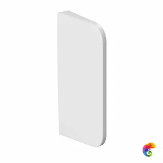 PROC.sep.02 Перегородка для писсуара PRO Cantero, белый глянцевый