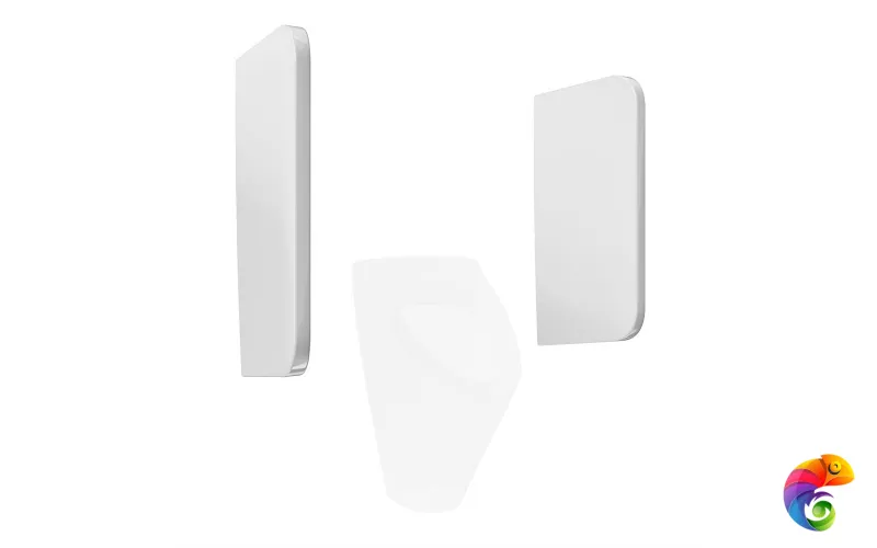 PROC.sep.02 Перегородка для писсуара PRO Cantero, белый глянцевый