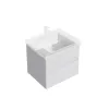 CUB.60.2/WHT.M Тумба CUBO подвесная с ящиками 60, белая матовая