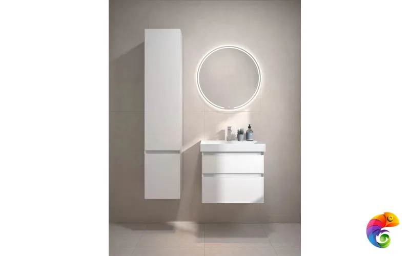 CUB.60.2/WHT.M Тумба CUBO подвесная с ящиками 60, белая матовая