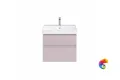 CUB.60.2/MAL Тумба CUBO подвесная с ящиками 60, мальва матовая