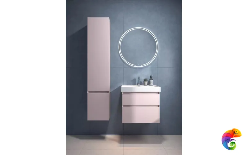 CUB.60.2/MAL Тумба CUBO подвесная с ящиками 60, мальва матовая