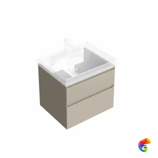 CUB.60.2/LIM Тумба CUBO подвесная с ящиками 60, лимо матовая