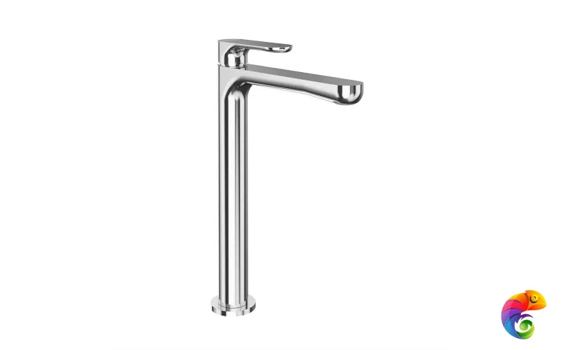 69416KM.21.018 Смеситель для раковины OLE однорычажный высокий без донного клапана, хром глянец