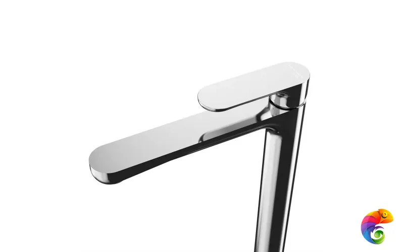 69416KM.21.018 Смеситель для раковины OLE однорычажный высокий без донного клапана, хром глянец