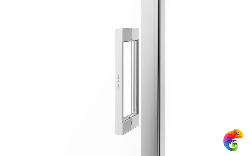 VE.100.SD.CR Душевая дверь VETRO, раздвижная, 100х195, хром
