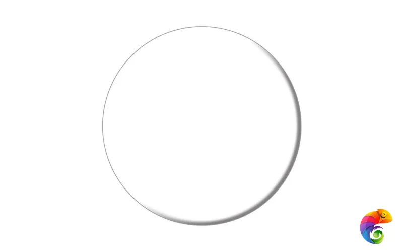 CO4.43\WHT Круглая полка CONO встраиваемая 43,1, белая глянцевая