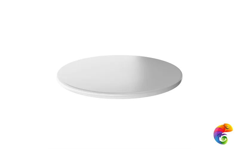 CO4.43\WHT Круглая полка CONO встраиваемая 43,1, белая глянцевая