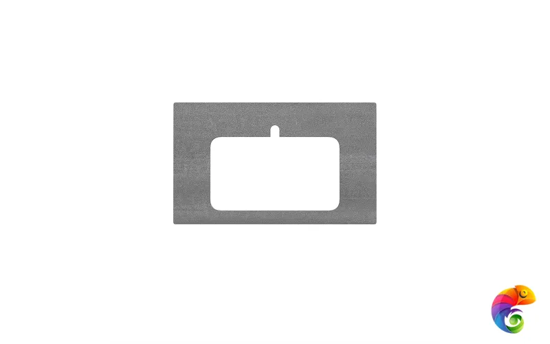 PL2.DD500600R\80 Спец. изделие для раковин, встраиваемых сверху, 80 см Про Дабл антрацит