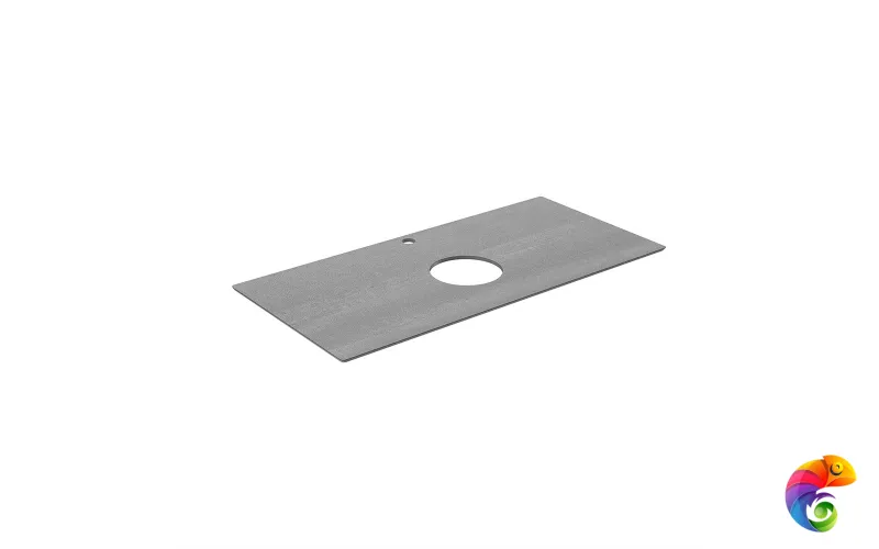 PL1.DD500600R\100 Спец. изделие для накладных раковин 100 см Про Дабл антрацит