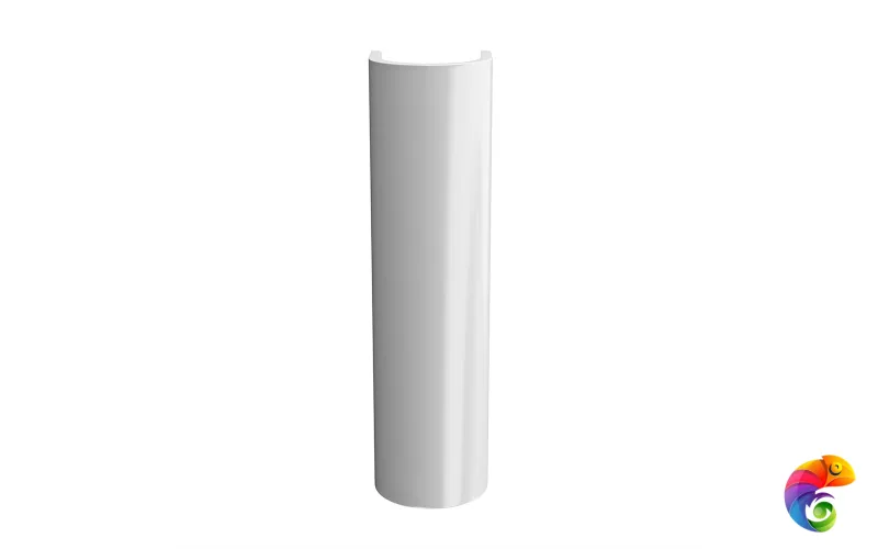 PRO.col.01 Пьедестал PRO напольный, белый глянцевый