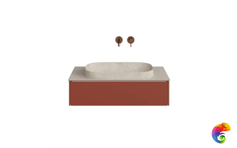 MA.90.1/VR.M Тумба MAGICA подвесная 90, 1 ящик, венецианский красный матовый