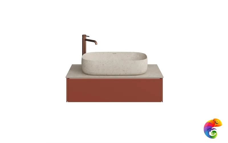 MA.90.1/VR.M Тумба MAGICA подвесная 90, 1 ящик, венецианский красный матовый