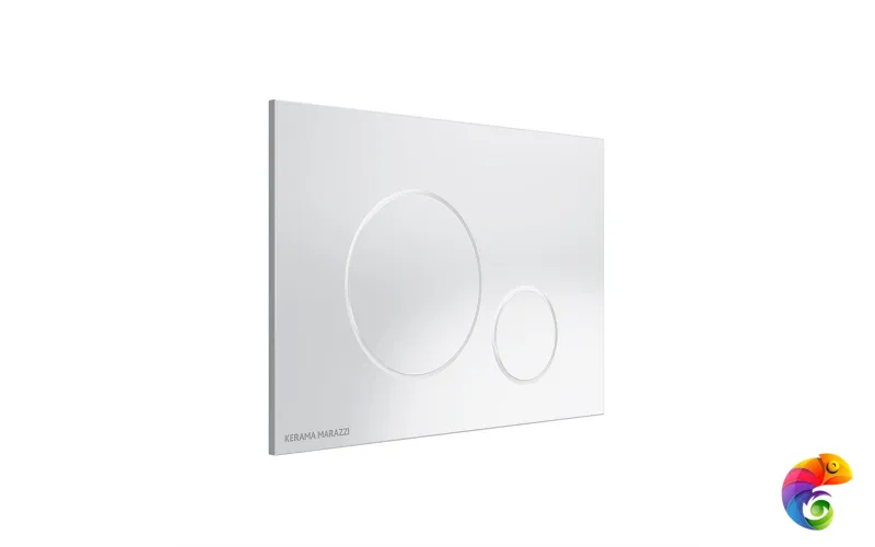 FPR.A.WHT Кнопка управления для скрытых систем инсталляции, белый-глянец (круглая)