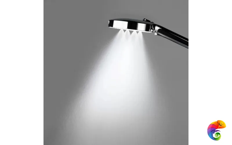 FO.301.KM.CR Душевая колонна FONTE на 3 потока с фикс.изливом с термостатическим смесителем, хром