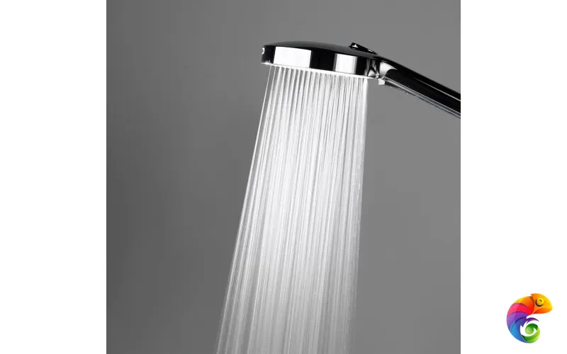 FO.301.KM.CR Душевая колонна FONTE на 3 потока с фикс.изливом с термостатическим смесителем, хром