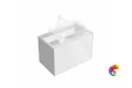 KMPMCb80MWh2 Тумба PLAZA Modern подвесная 80, push, 2 ящика, белая матовая